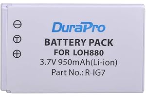 DuraPro 1 batteria R-IG7 per Logitech Harmony One 720 720 Pro 785 850 880 880 Pro 885,890,890 Pro, H890,900,900, 900 Pro Remote Control DiNovo Edge DiNovo Mini Harman Kardon TC30