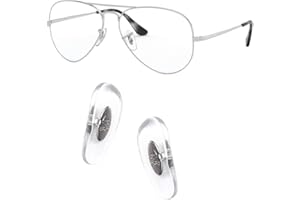 FOOUS 17mm Clip-on Replacement Nose Pad for Ray-Ban Aviator RB3025 Sunglasses Repair kit Parts