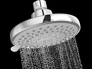 Kohler - 75924IN-CP Rain Duet 5-Spray Multifunction 5 -inch Overhead Shower, with Katalyst Air-induction Spray Technology, Rain mode, Foam and Massage Combination Sprays?