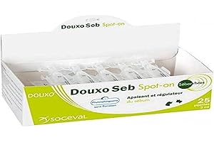 DOUXO S3 Sogeval Douxo Séborrhée Spot pour Chien/Chat 25 Pipettes