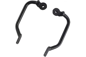 FATEXPRESS Kit de poignée de Main Courante latérale pour Passager arrière en Acier de Moto pour Z900RS Z 900 RS Z900 RS Z950RS Z950 RS Z 950 RS Accessoires 2017 2018 2019 2020 2021 2022 2023 (Black)