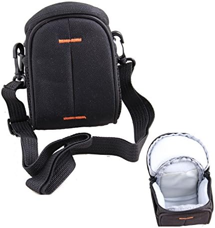 Black Soft Nylon Shoulder Waist Bridge Camera Bag Case For FUJI FinePix F900EXR F800EXR F770EXR F750EXR X-E1 X100S X20 XF1 X100S S8600 X20 X100T X30 X70 XP90;Pentax Ricoh GXR G700 MX-1 WG-M1;Samsung Smart NX1100 NX1000 NX210 NX2000;SONY Cyber-Shot DSC RX100 RX1 HX50 H200 HX50 QX10 QX100 RX100 RX100II RX1R RX100III RX100IIII RX100IV RX1R II QX30 ILCE-QX1;POLAROID iS2132; Sigma DP1 DP2 DP3; Ricoh G700 GR; Sigma DP2 Quattro