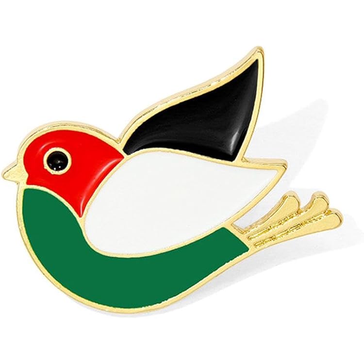 Badges Drapeau Palestinien - Lot De 4 épingles De Revers En émail, Métal, Couleurs Vives, Accessoire Sac à Dos, Veste