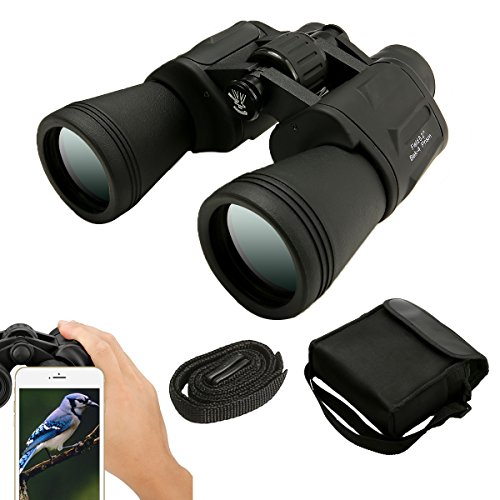 Jumelles 20x50, télescope binoculaire SGODDE, haute résistance à l'eau et anti-buée, adapté aux voyages, sports de stade, observation d'oiseaux, concerts, chasse, randonnée, etc.