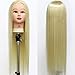 Neverland Beauty 26" Long Smooth 100% Synthetic Blonde Hair Hairdressing Equipment Styling Head Doll Mannequin Training Head Tools Braiding Cutting Student Practice Model with Clamp #613 UK Stock