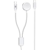 Coverzone 60W PD Multi Fonksiyonel Şarj Kablosu 2in1 Universal Şarj Kablosu Type-C to Type-C U&ccedil;lu 1.2 Metre Uzunluk Akıllı Sa