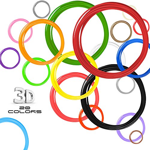 AFUNTA 1,75 mm Flexible 20M ABS 3D Print Filament F¨¹r 3D-Drucker Pen - 6