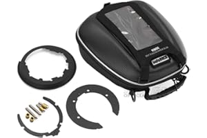 Tuklye Fuel Tank Bag For Trident 660 2020 2021 2022 Motorcycle Tour Luggage Storage Box with Mobile Phone GPS Holder Waterproof Portable, Black