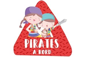 STARSTICK Pirates a bord català – Bebé a bordo triángulo para coche - Catalán