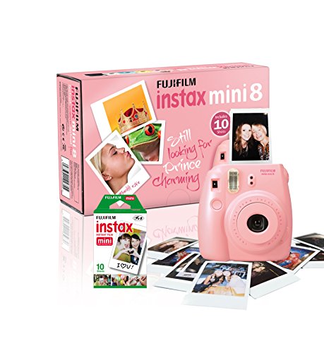 Instax Mini 8 Camera with 10 Shots - Pink