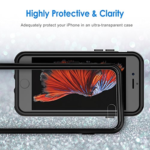 JETech 0700- Funda para iPhone 6s Plus y iPhone 6 Plus  Anti-Choques y Anti-Ara  azos  Negro