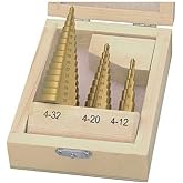 Wert W 3500, Progressive Sheet Metal Drilling Set (3 Pieces), Brass