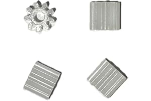 SSC TYRES SSC Slot Car Replacement Parts - 9 Teeth, Tooth Pinions Gears, Plastic Motor Gear Pinion Compatible for Scalextric Slot Car Models, DIY Parts Accessories