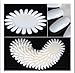 350Buy 10 X Ivory-White Acrylic Wheel False Nail Art Tips Practice Display Tool