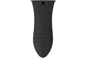 MAJEN Silikon Griffschutz Für Heiße Griffe, Hitzebeständig Bratpfannen Pfannengriffe Kochgeschirr Silikongriff, Schwarz Rot