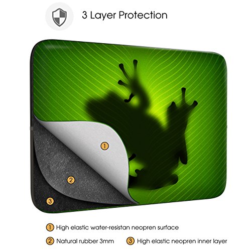 Sidorenko Designer Laptophülle für Laptops mit einer Bildschirmdiagonale von 33-33,8 cm ( 13-13,3 Zoll, MacBook Air, Macbook Pro Retina Display ) neopren max. Geräteabmessungen 32,5 cm x 23 cm - 2