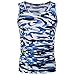 Price comparison product image FNKDOR Men's Casual Vest, Sleeveless Printing Camouflage, O Neck Summer Clothes (XL, Blue)