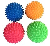 Sie erhalten 4 Bälle in 4 verschiedenen möglichen Farben Durchmesser: ca. 7cm Material Kunststoff 4 verschiedene Farben: blau, grün, orange, weinrot (Lieferung der Farben erfolgt nach dem Zufallsprinzip)
