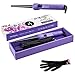 HerStyler Professional Baby Purple Curling Wand Hair Curler 9mm - 18mm for Perfect Baby Curls