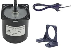 CHANCS Elektromotor-Grill mit hohem Drehmoment 68KTYZ 220V 5RPM CW/CCW Drehmoment 70Kgf.cm Konsolenhalterung Feste Basis Schalterstecker-Verlängerung