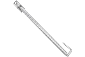 AKOZON Soporte de resorte de escotilla, acero inoxidable de 10-1/4 pulgadas, ajustador de resorte de escotilla, herrajes de soporte para puerta de cabina para barco marino, yate, resorte de soporte