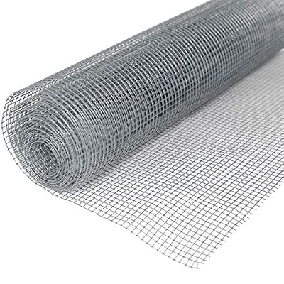 Windhager Grillage Anti Taupes, Treillis, Fil de volière, Garde Campagnol, Grille de Protection pour Lits surélevés, 2,1 x 1,1m, 79010, argentés, 1 m