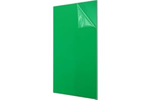 sourcing map Acrylic Sheets 12x8 Inch Acrylic Panel 1/8 Inch-3mm Plastic Board for Picture Frames Sign Holders DIY Display Projects Craft, Green