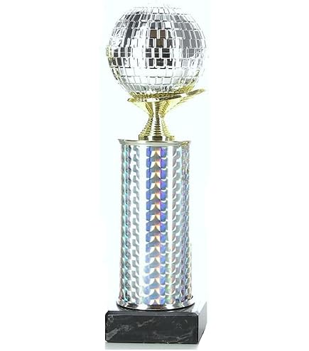 Glitterball Silver Award On Marble Base TR19582 | Jaycee Trophies
