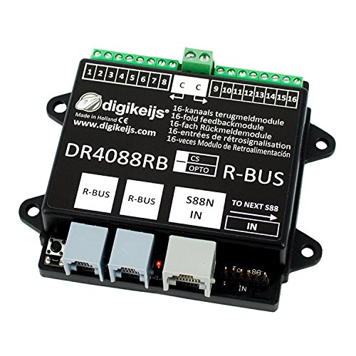 Preisvergleich Produktbild Digikeijs DR4088RB-OPTO 16 Channel R-BUS™ Feedback Occupancy Module