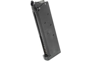 AIRSOFT WEBSITE Airsoft Softair Ausrüstung 28rd Gas Mag Magazin Für M.E.U. M1911 GBB Pistole Schwarz