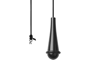 TXErfolg Bathroom Light Pull Cord Handle Black Rubber Teardrop Pendant Weight Connector with 150 cm Long Nylon Light Switch Pull Cord Replacement for Bathroom Toilet Light Ceiling Lights Fan Switch