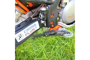 Cross Plus Fußraste Sozius Schwarz EXC XC SMR 02-16 SX 02-15 HQV 14-16 Husa 03-