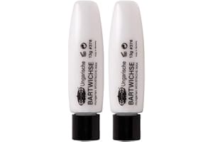 BOPPON 2er Ungarische Bartwichse farblos Moustache Wax Stern Bremen 13 g