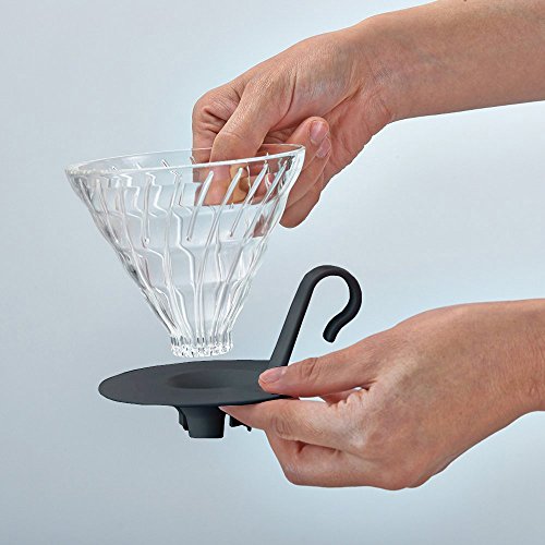 Hario vdgn02b – Kaffeemaschine Dripper V60, aus Glas, 4 Tassen, Schwarz - 5