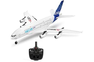 HUIOP XK A120 Airbus A380 Modelo de Avión de Control Remoto 3CH EPP 2.4G, Ala Fija RTF