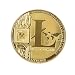 Produktbild Litecoin Münze, HLHN 1 Pcs Vergoldetes Gedenk-Sammlerstück Goldenes Eisen ETH Ethereum / Litecoins Miner-Münze XNB01