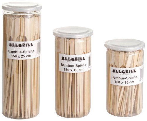 Bambus-Spieße 15 cm lang, Inhalt 150 Stück - 3