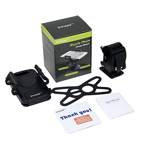 InnooTech Fahrrad Handyhalterung Handyhalter Fahrrad Verstellbar Motorrad Halter für Smartphone, iPhone 7 Plus / 7 / 6 / 5s / 5 / 4, Samsung Galaxy S5/S4/S3, GPS usw. - 7