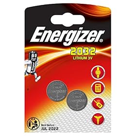 Energizer Lithium – CR 2032 Pile Bouton (Lot de 2) – Piles 3V – pour L&rsquo;Air Tag, Clés, appareils Maison, Sport et médicaux – Emballage sécurisé – Conservation 10 Ans
