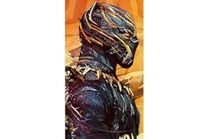 DVBQQWE Kits de Peinture au Diamant pour Adultes Black Panther Diamond Art 5D Peinture avec Diamants Kit de Peinture Bricolage Peinture par numéro avec Gem Art Drill et Dotz 30 X 40 cm