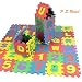 Alphabet Numerals Play Mat Mini Puzzle - 36 PCS (26 Alphabet and 10 Numerals) RS.295.00