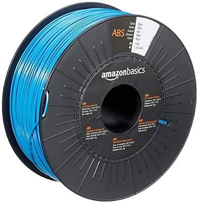 AmazonBasics Filament ABS pour imprimante 3D 1,75 mm Bleu Bobine 1 kg