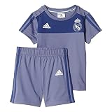 uniformes real madrid dream league soccer 2018 Género Niños adidas Real Madrid 3S Smr Set Conjunto de equipación, Morado (Morsup), para niños de 2-3 años