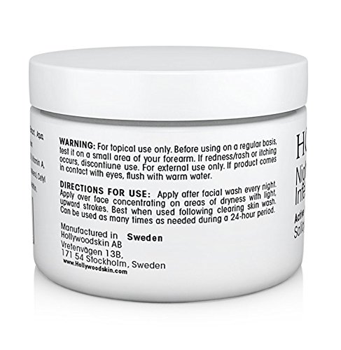 INTENSIVE Akne-Creme 2% Salicylsäure!! Night Creme Intense – über Nacht Aknebehandlung. 400% STÄRKER als herkömmliche Akne-Cremes. 60ml Flasche - 8