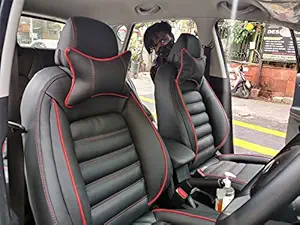 3D FRONTLINE PU Leather Best Fit Car Seat Cover for Maruti Baleno