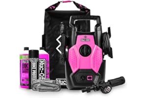 Muc-Off Ensemble Nettoyeur Haute Pression Vélos - Le Premier Nettoyeur Haute Pression Vélos au Monde - Comprend le Muc-Off Nettoyant pour Vélos, le Spray de Protection pour Vélos et davantage !