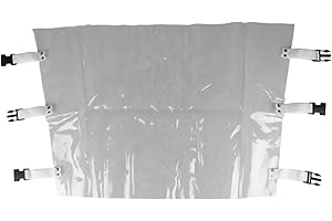 Milisten Fodera per Sedia Dentale Trasparente Protezione per Poltrona Reclinabile Cuscino per Piedi Cuscino per Sedia Manica Cuscino per Accessori