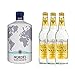 Produktbild Nordés Atlantic Galician Gin (1 x 0,7l) inkl. Fever Tree Indian Tonic Water (3 x 500 ml)