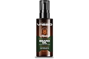 Aceite profesional para barba y bigote Vasso MUSTACHE & BEARD OIL, 75 ml.