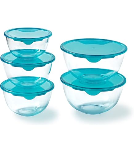thumbnail interactive-video image 1 of Pyrex 7202-PC 1 Cup Round Plastic Storage Lids (Dark Blue) - 10 Pack, Replacement Lids 1 of 5